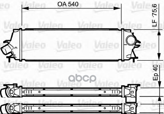 

Интеркулер Valeo 818771