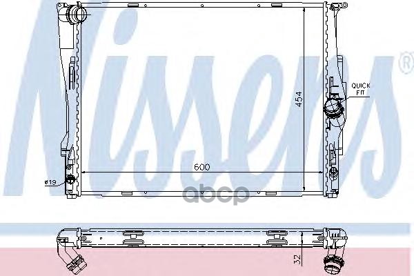 

Радиатор охлаждения Nissens 60786A