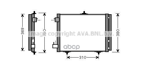 

Радиатор кондиционера AVA QUALITY COOLING PEA5295D