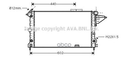 фото Радиатор охлаждения ava quality cooling ola2120