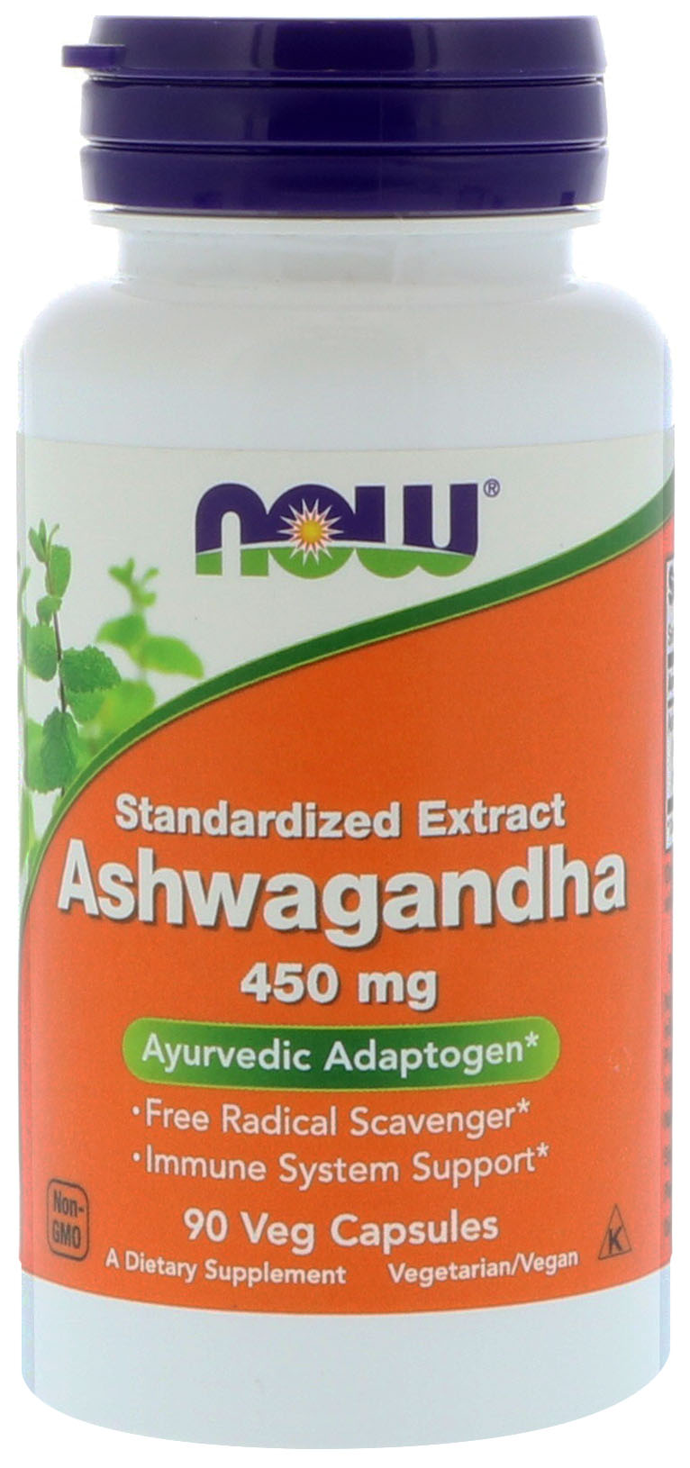 NOW DMAE Ashwagandha Extract капсулы 90 шт.