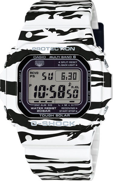 фото Японские наручные часы casio g-shock gw-m5610bw-7e с хронографом