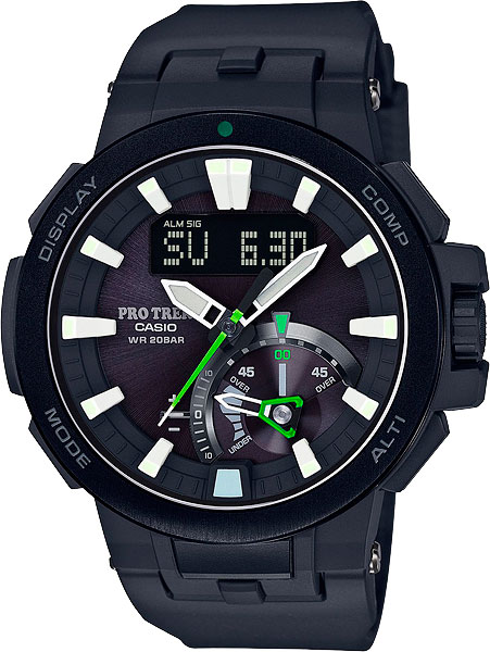 фото Наручные часы кварцевые мужские casio pro trek prw-7000-1a