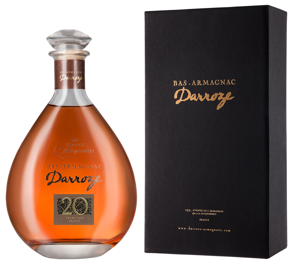 

Арманьяк Darroze, Bas Armagnac AOC Les Grands Assemblages, 20 лет, 43 %, 700 мл, П/У