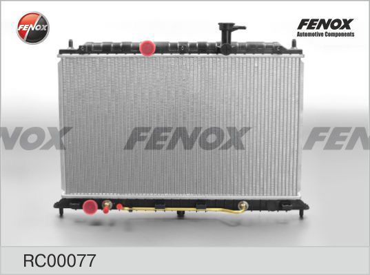 фото Радиатор охлаждения двигателя fenox rc00077