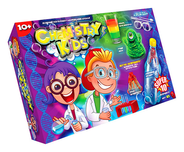 Купить Набор для исследования Danko Toys Chemistry Kids CHK-01-01,