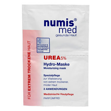 Маска для лица Numis Med увлажняющая с 5 % мочевиной, двойное саше по 8 мл