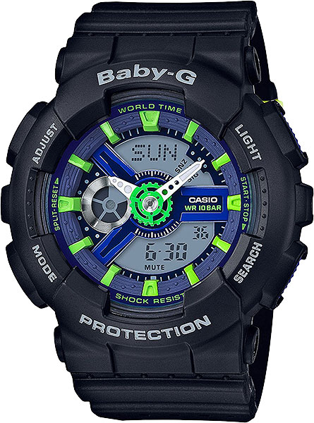 фото Наручные часы кварцевые женские casio baby-g ba-110pp-1a