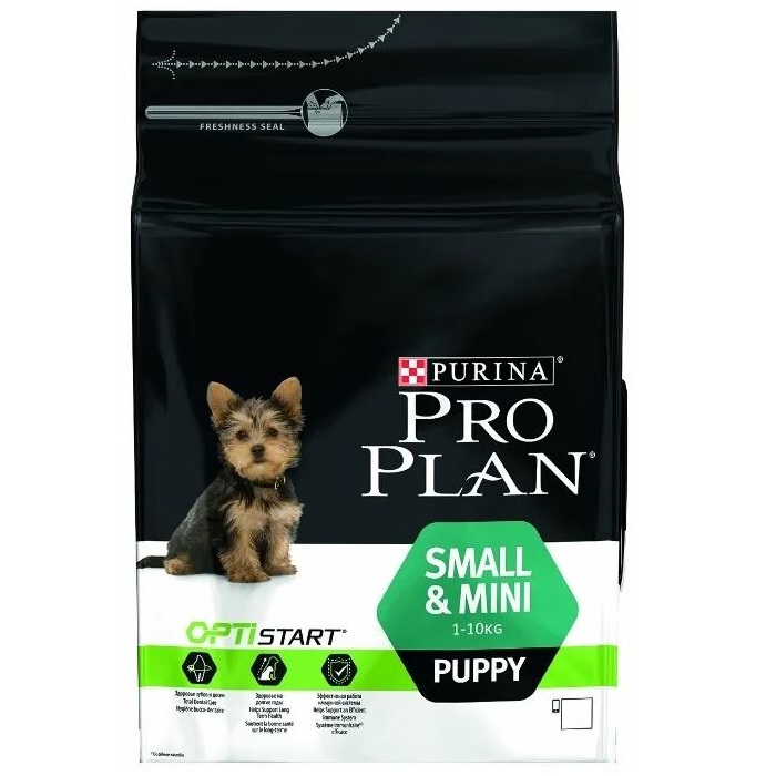 

Сухой корм для щенков PRO PLAN OptiStart Small&Mini Puppy, курица, 4шт по 3кг, OptiStart Small & Mini Puppy