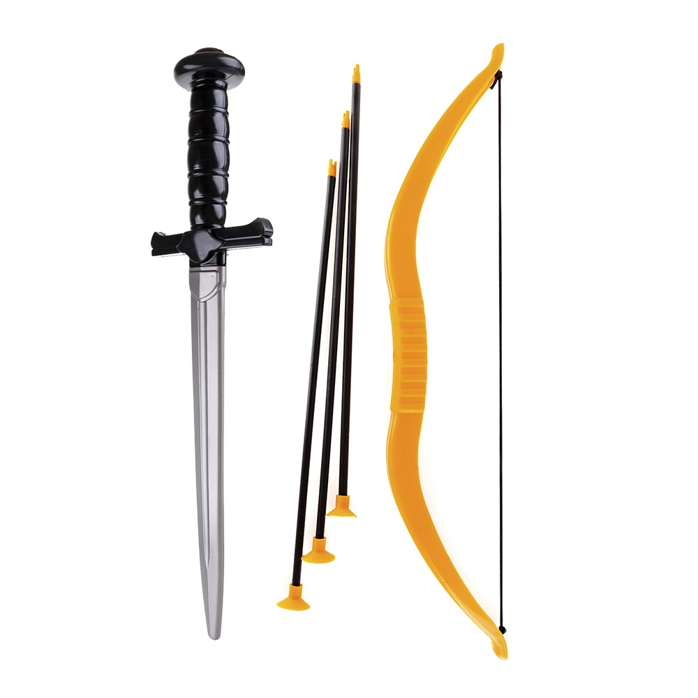 Набор игрушечного оружия Забияка меч, лук, 3 стрелы Knopa 87013 knopa игровой набор забияка