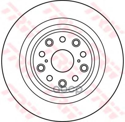 фото Тормозной диск trw/lucas df6038s
