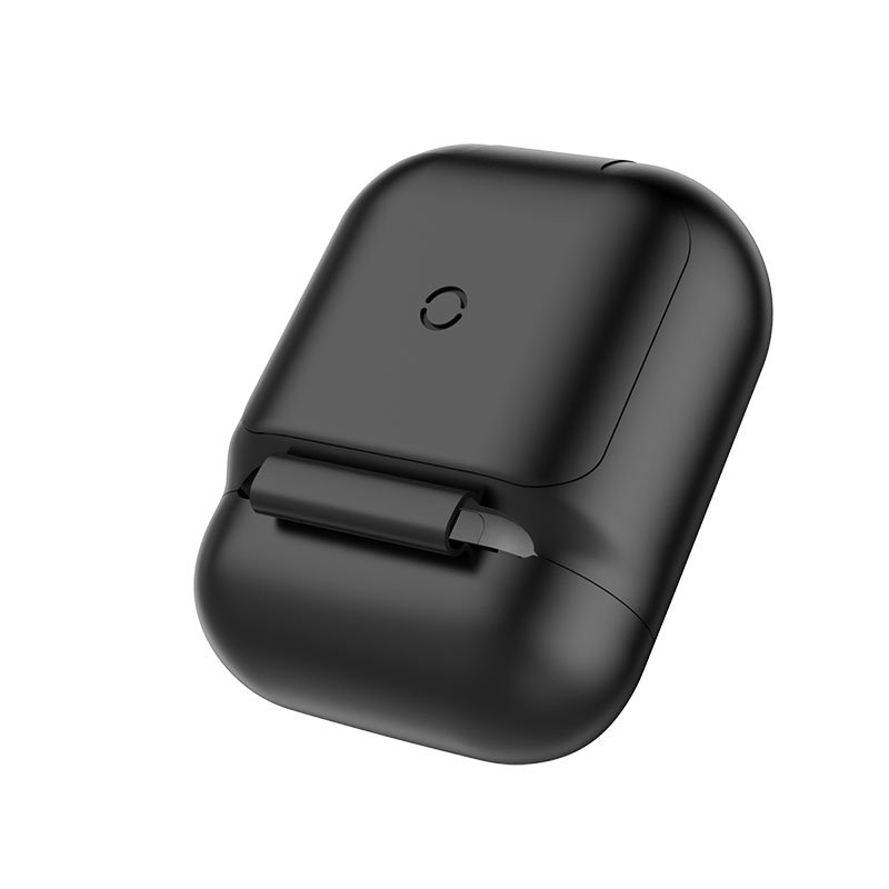 фото Чехол baseus wireless charger для беспроводной зарядки airpods black