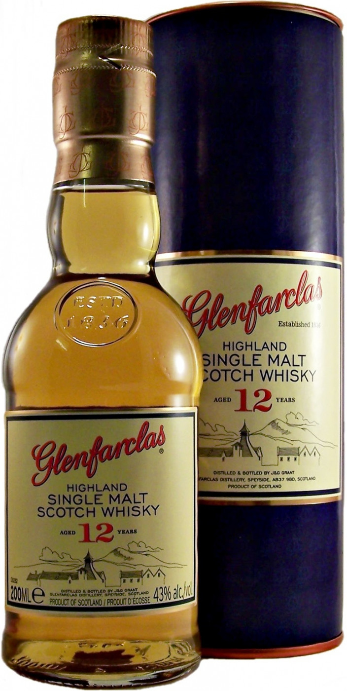 

Виски Glenfarclas 12 years in tube 200 мл
