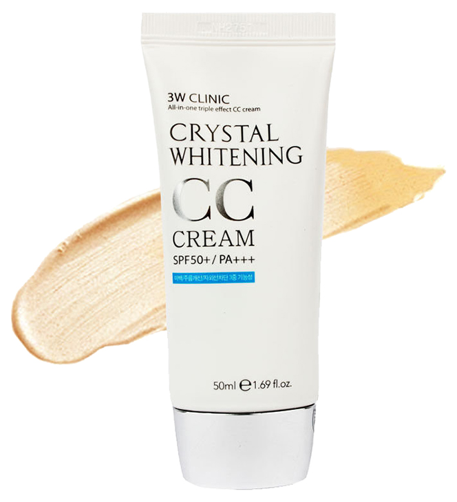 СС средство 3W Clinic Crystal Whitening Natural Beige 50 мл