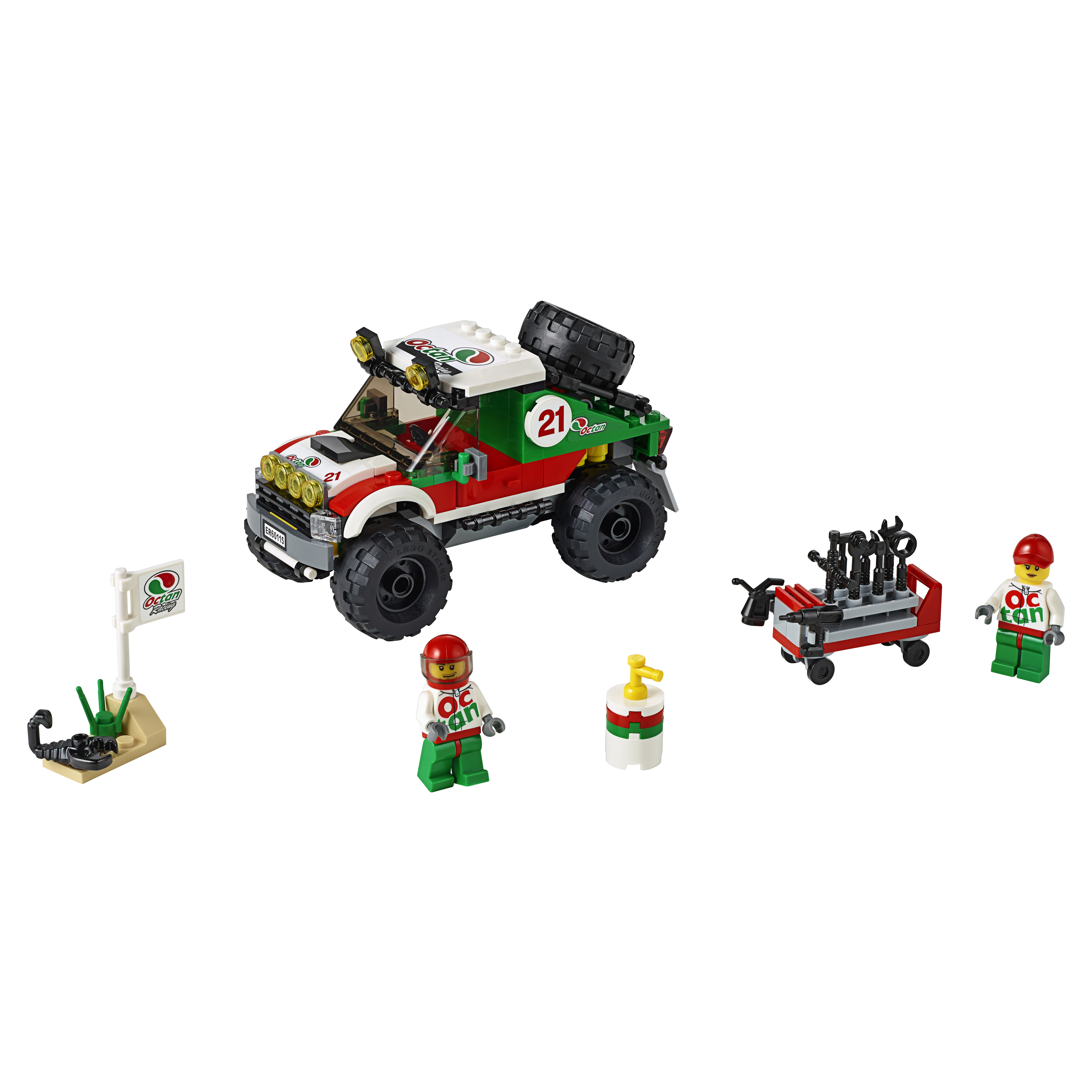 Конструктор LEGO City Great Vehicles Внедорожник 4x4 (60115) конструктор lego city спасательный внедорожник для зверей 60301