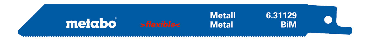 

Полотно по металлу для сабельных пил metabo 631129000, s918A 2 Пилки BIM 150x0,9 mm/1,06 металл