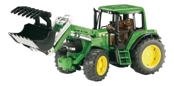 фото Трактор bruder john deere 6920 с погрузчиком