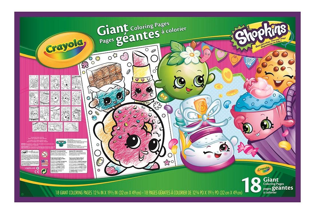 

Большая раскраска shopkins, Shopkins