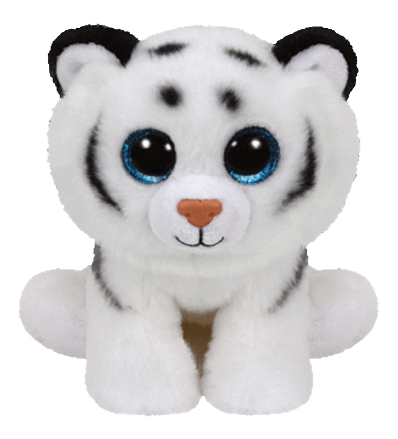 фото Мягкая игрушка ty beanie babies тигренок (белый) tundra 20 см