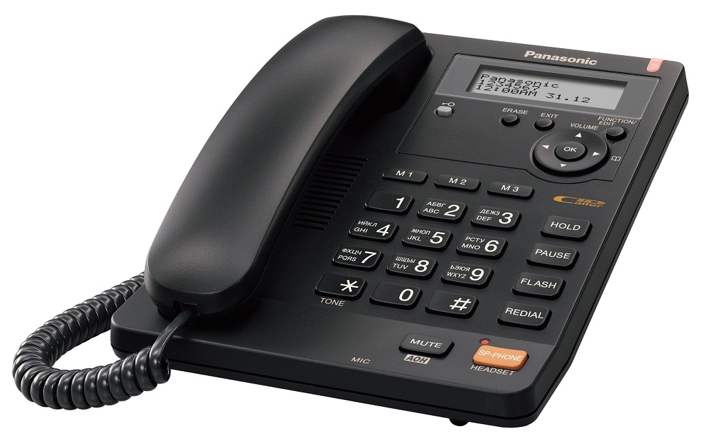 

Проводной телефон Panasonic KX-TS2570RUB черный, KX-TS2570RUB
