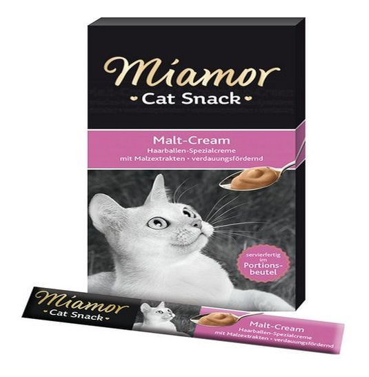 фото Лакомство для кошек miamor malt-cream, мультивитаминный, 6 шт по 15 г