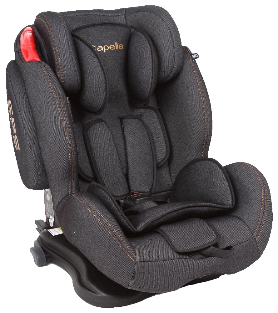 

Автокресло Capella Jeans Isofix Sps цв.черный гр.1/2/3, Jeans Isofix Sps