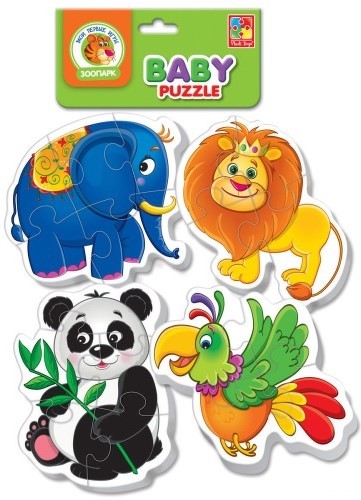 

Пазл Vladi Toys 18 деталей, Зоопарк