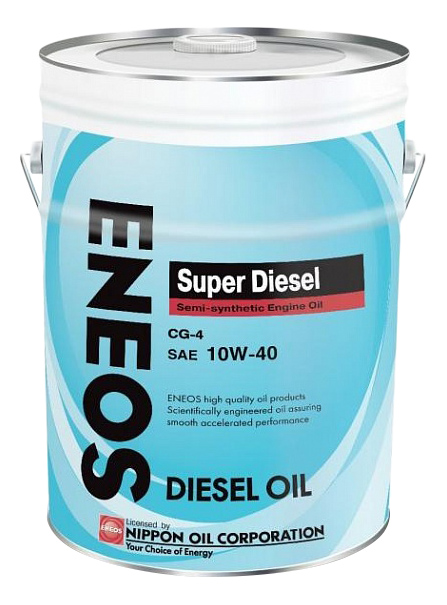 фото Моторное масло eneos super diesel semi-synthetic 10w-40 20л