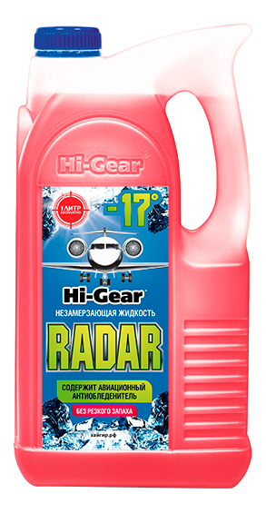 Жидкость стеклоомывателя зимняя Hi-Gear -17°C 4л HG5689