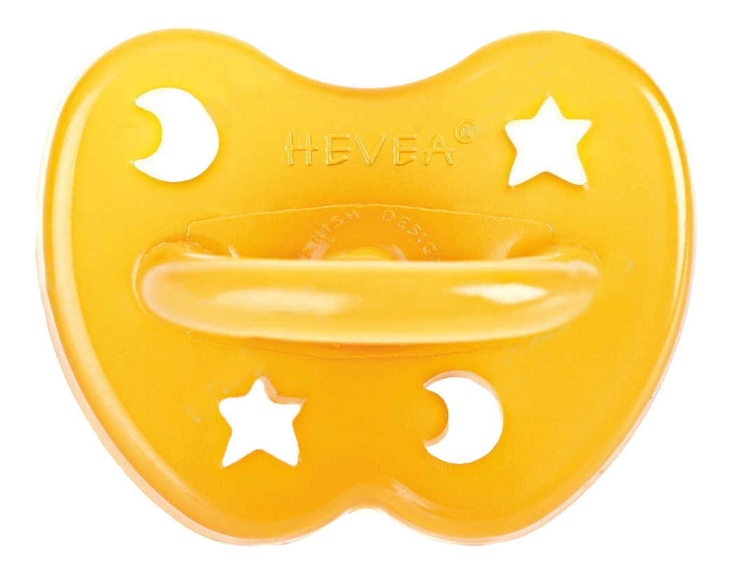 

Латексная пустышка анатомическая HEVEA Star and Moon с 3 мес, Star and Moon