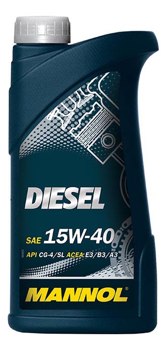 фото Моторное масло mannol diesel 15w-40 1л