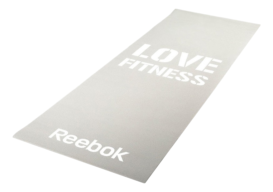 фото Коврик для фитнеса reebok love grey 173 см, 4 мм