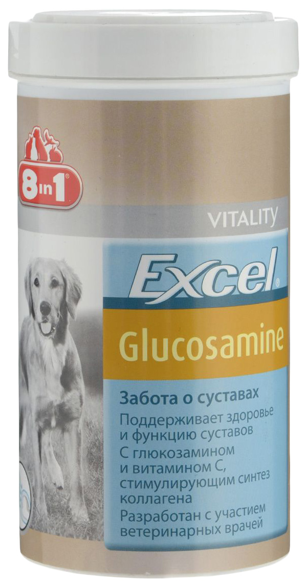 

Витаминный комплекс для собак 8in1 Excel, Glucosamine 110 таб, Excel Glucosamine