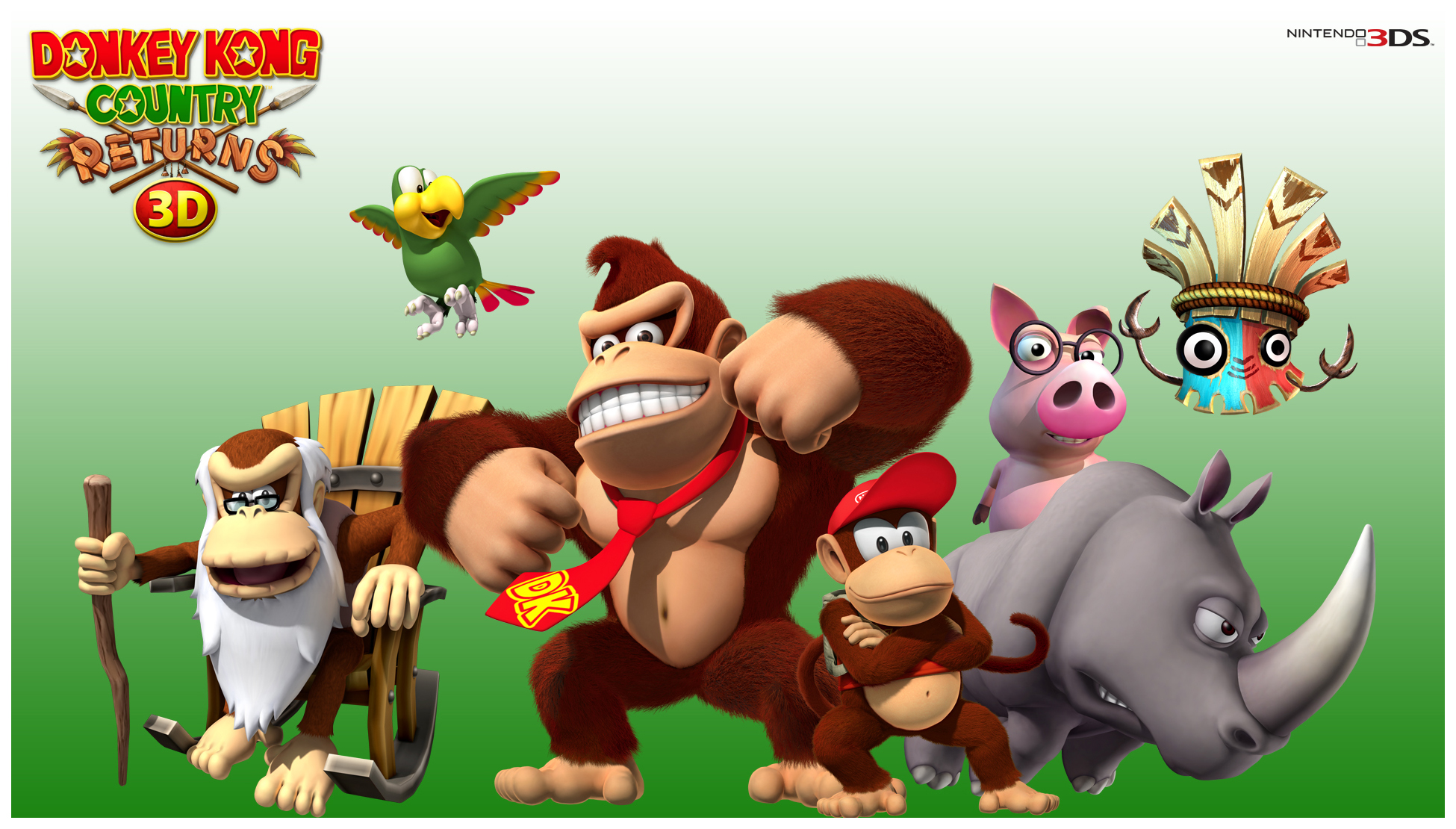 Игра Donkey Kong Country Returns 3D для Nintendo 3DS