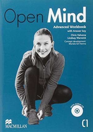 фото Open mind advanced wbk (key)+cd macmillan