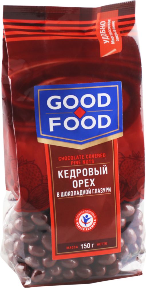 фото Драже good food кедровый орех в шоколадной глазури 150 г