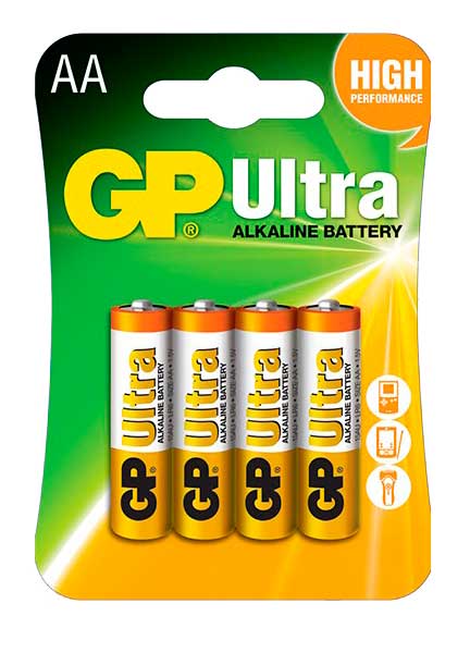 

Батарейка GP Ultra Alkaline 24AUDM3(GL)-(2)CR4 4 шт, 24AUDM3-CR4 ULTRA (4ШТ.) +МАГНИТ
