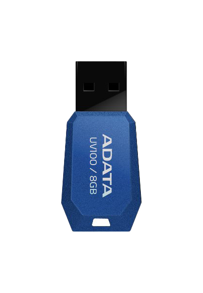 

Флешка ADATA UV100 8ГБ Blue (AUV100-8G-RBL), UV100