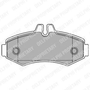 

Тормозные колодки DELPHI дисковые LP1425