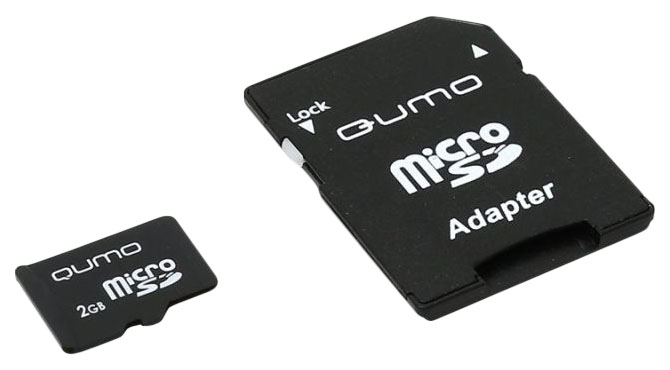 

Карта памяти QUMO Micro SD QM2GMICSD 2GB, QM2GMICSD