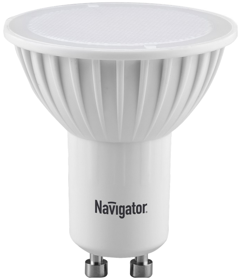 

Лампа светодиодная Navigator 94 264, 5 Вт, цоколь GU10, теплый свет 3000К, 94264