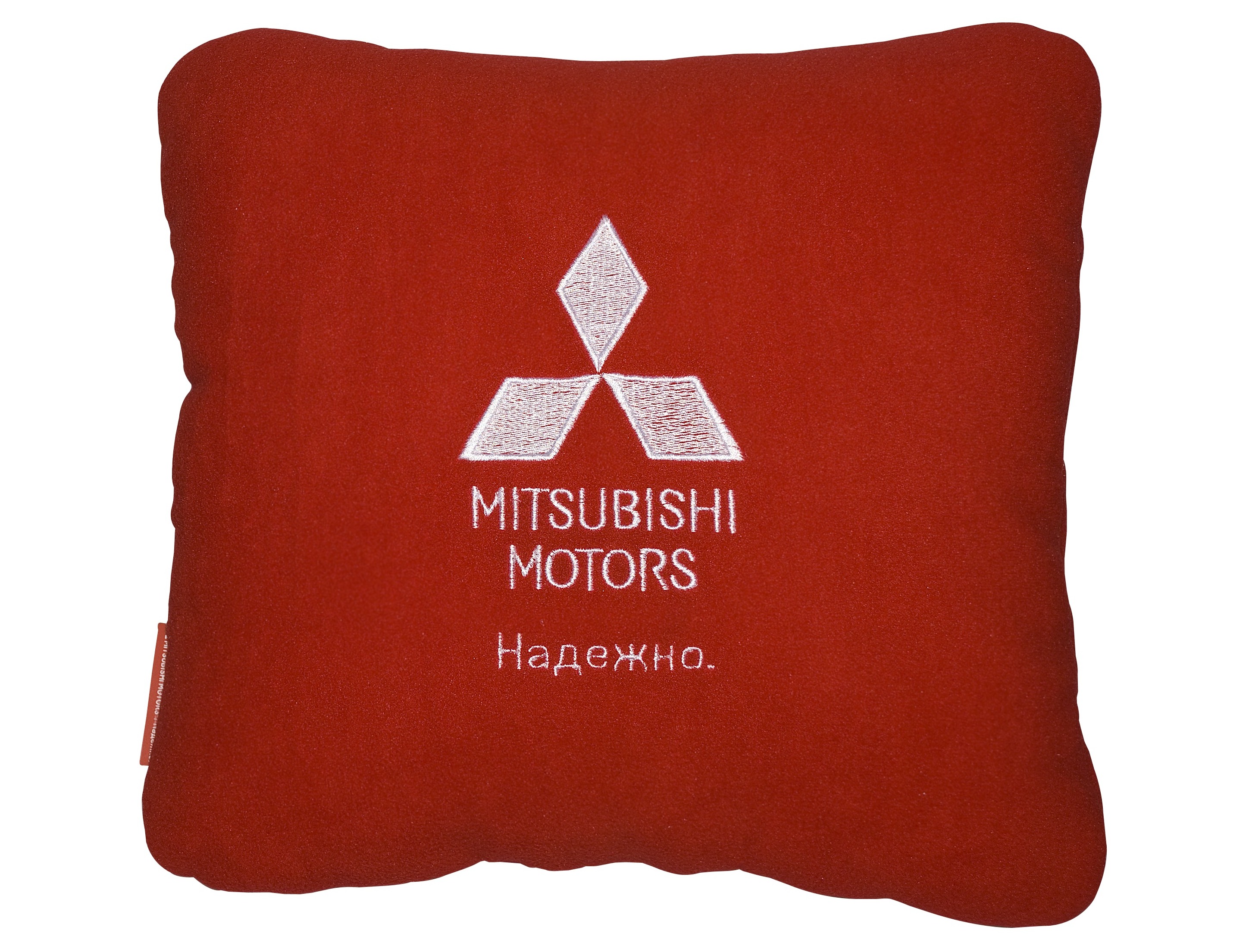 фото Автомобильная подушка mitsubishi ru000022 red