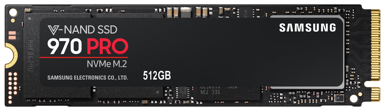 

SSD накопитель Samsung 970 PRO M.2 2280 512 ГБ (MZ-V7P512BW), 970 PRO