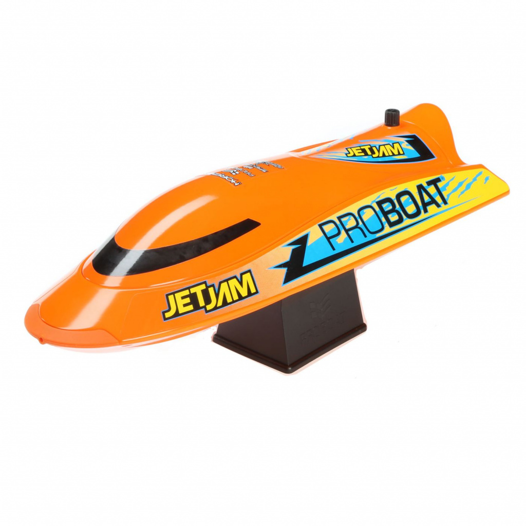 Радиоуправляемый катер ProBoat Jet Jam 12 Pool Racer RTR Orange радиоуправляемый катер happy cow крокодил crocodile 2 в 1 съемная голова