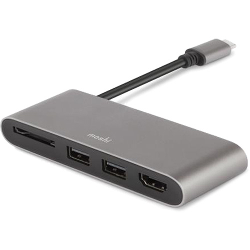 фото Переходник moshi usb-c multimedia adapter grey