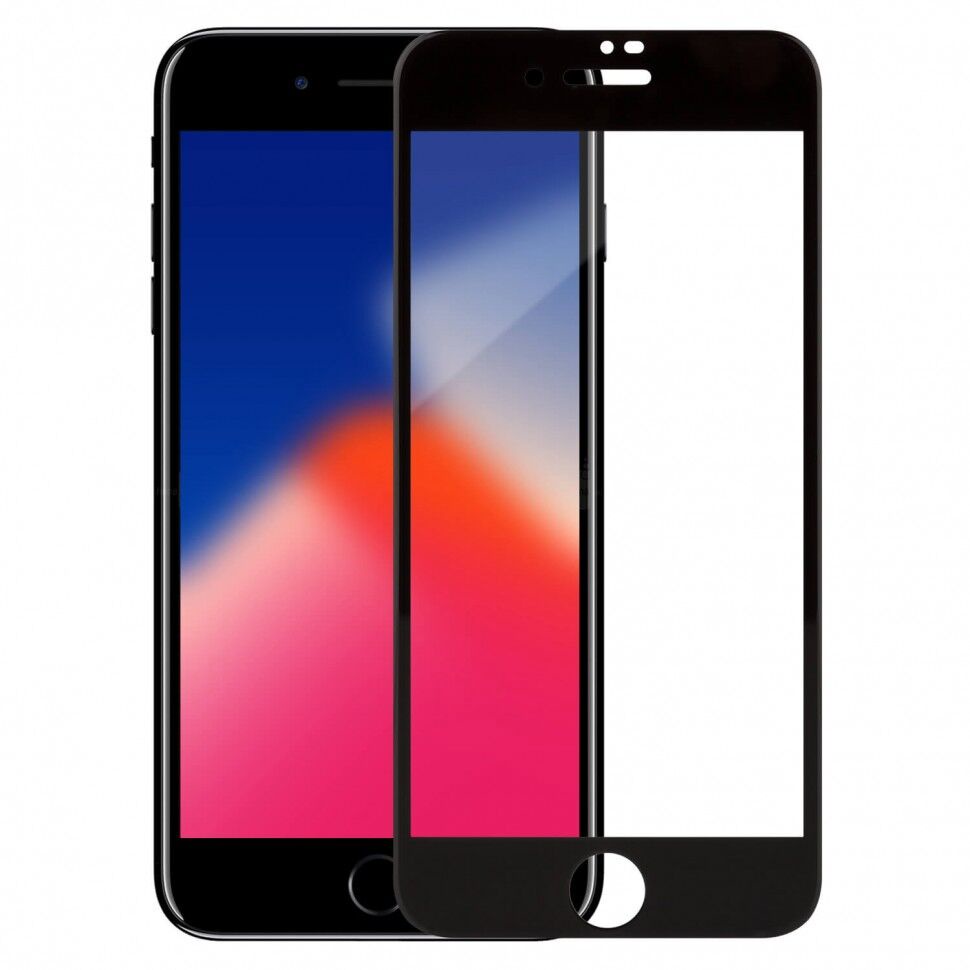 

Защитное стекло TFN для Iphone 8/7/6S/6 Black, TFN-SP-07-006G3B