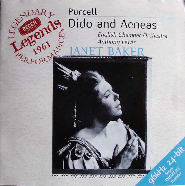 

Baker, Janet Purcell: Dido And Aeneas