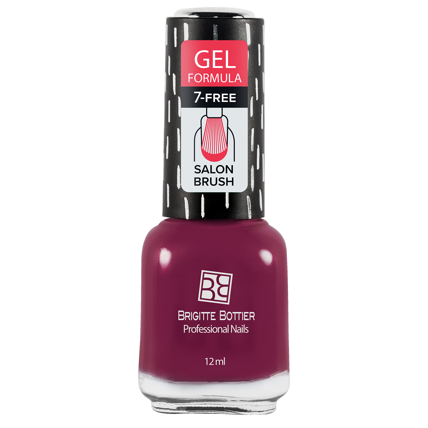 Лак с гелевым эффектом Brigitte Bottier Gel Formula тон 78 ягодное парфэ 12 мл 499₽