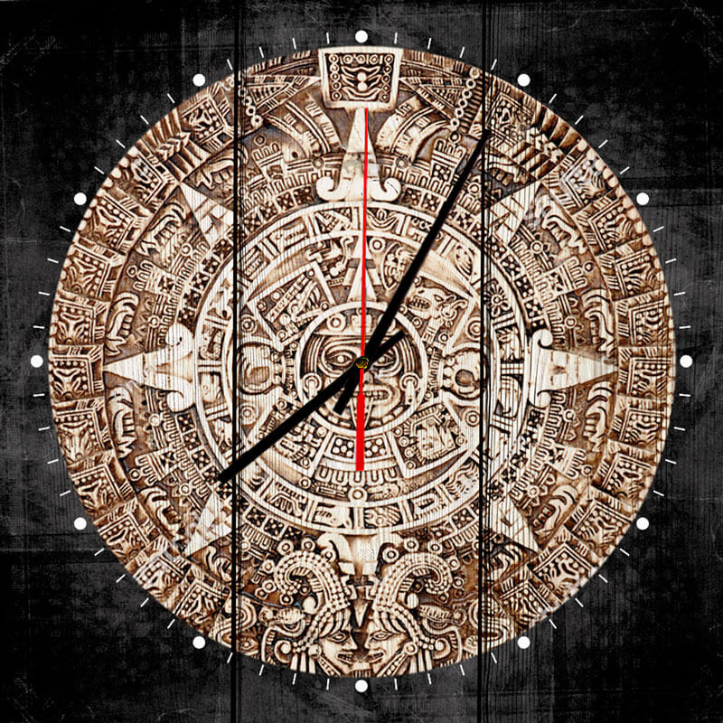 фото Настенные часы календаль майя 50 х 50 см дом корлеоне