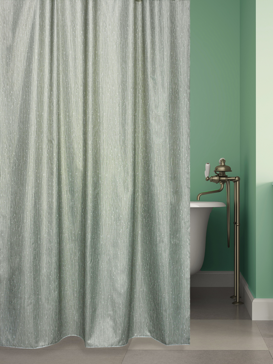 

Штора для ванной BATH PLUS DRIZZLE grey